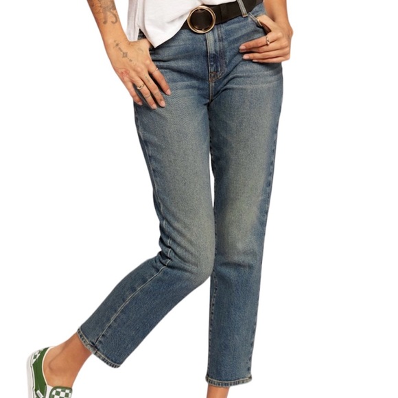 Current Elliott Jeans 26 Ankle Crop Straight Leg High Rise - Picture 1 of 13
